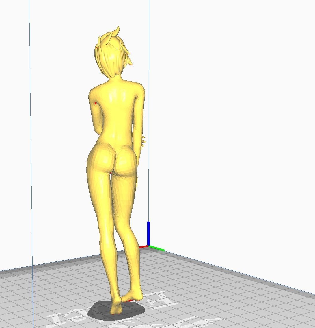 Tracer Overwatch Hentai 3d Print 3D print model_2