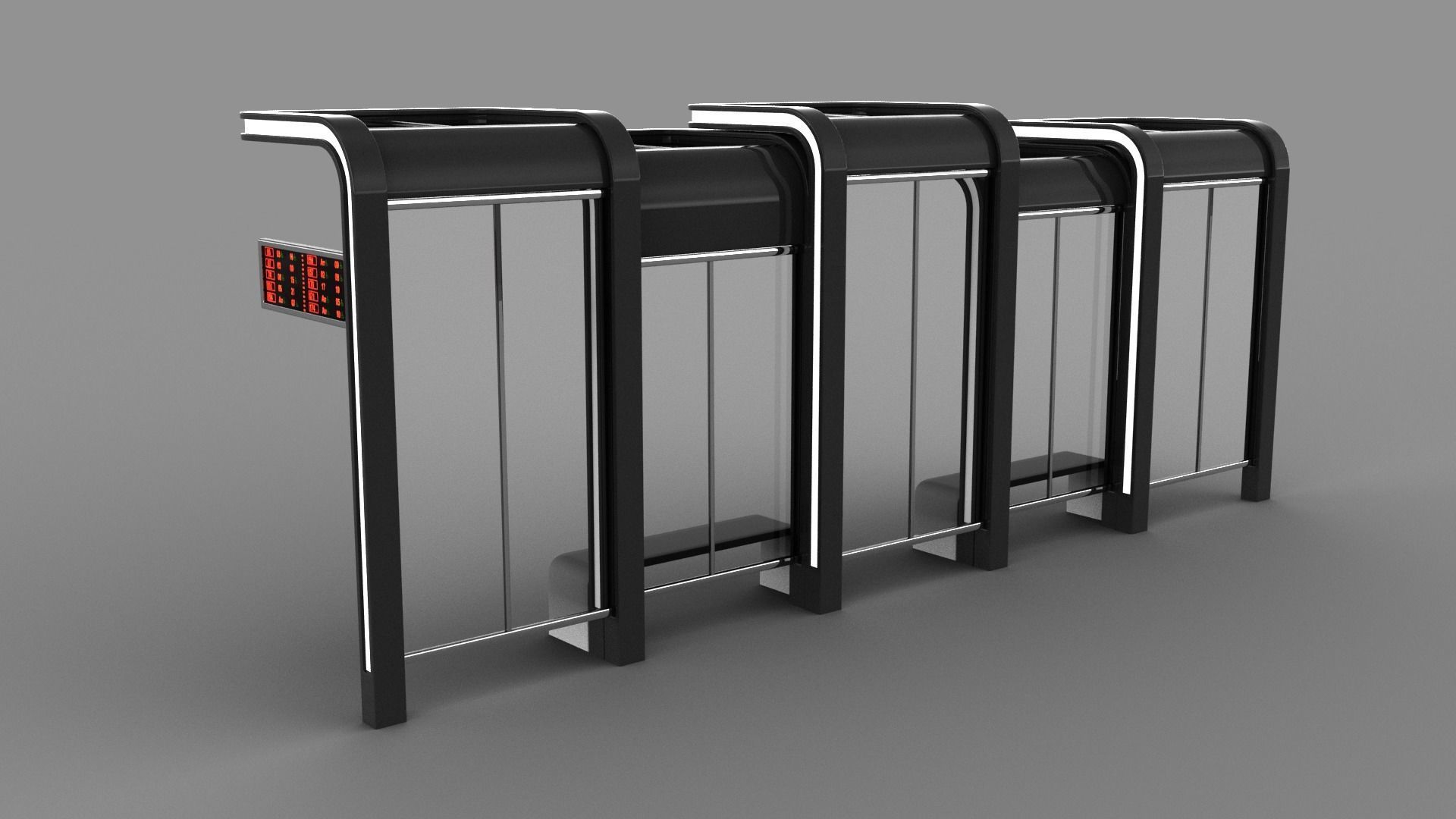 Bus Stops 3D Model Collection_13