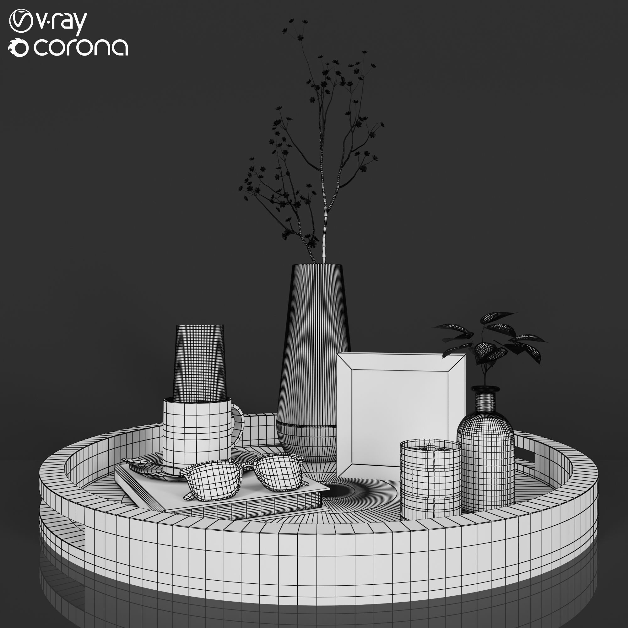 decorative set 3 3D model_4