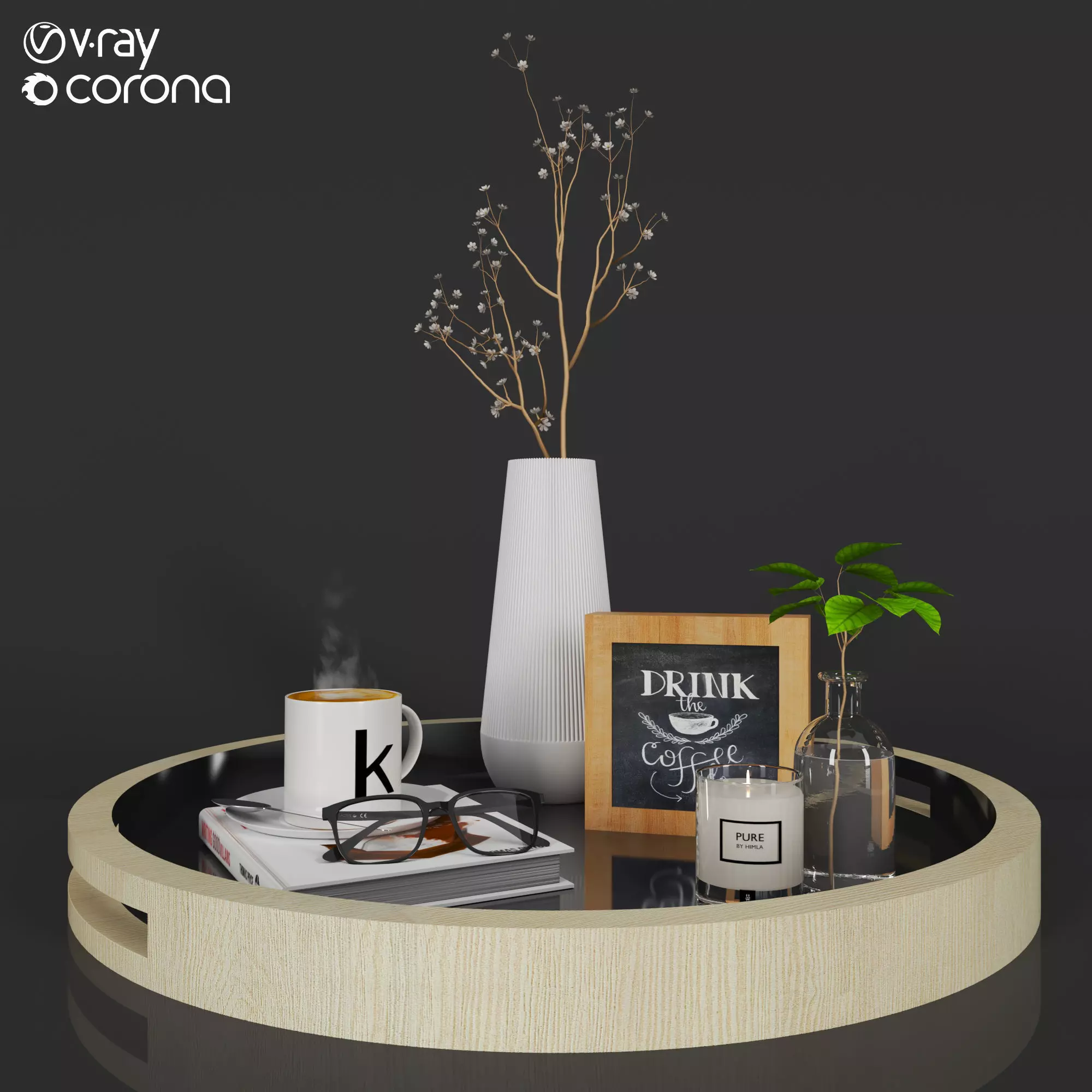 decorative set 3 3D model_0