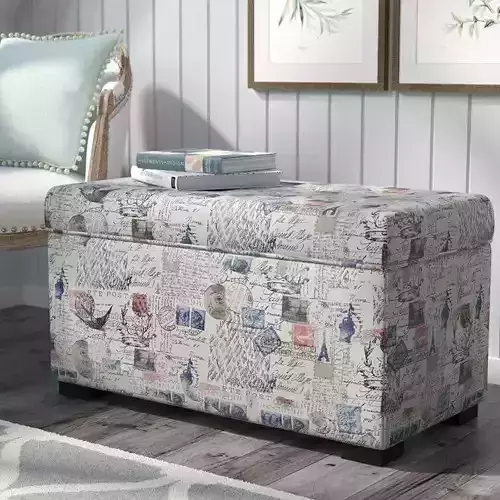 Outten Fabric Storage Bench