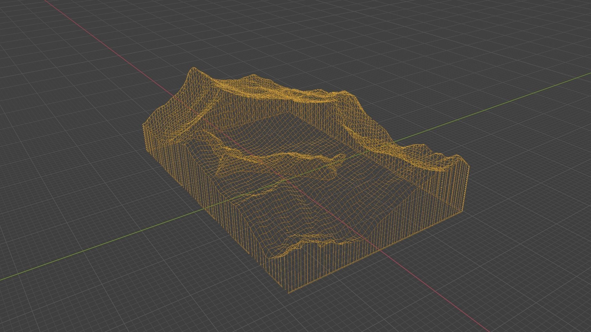 Dhaulagiri II Mountain Low-poly 3D model_8