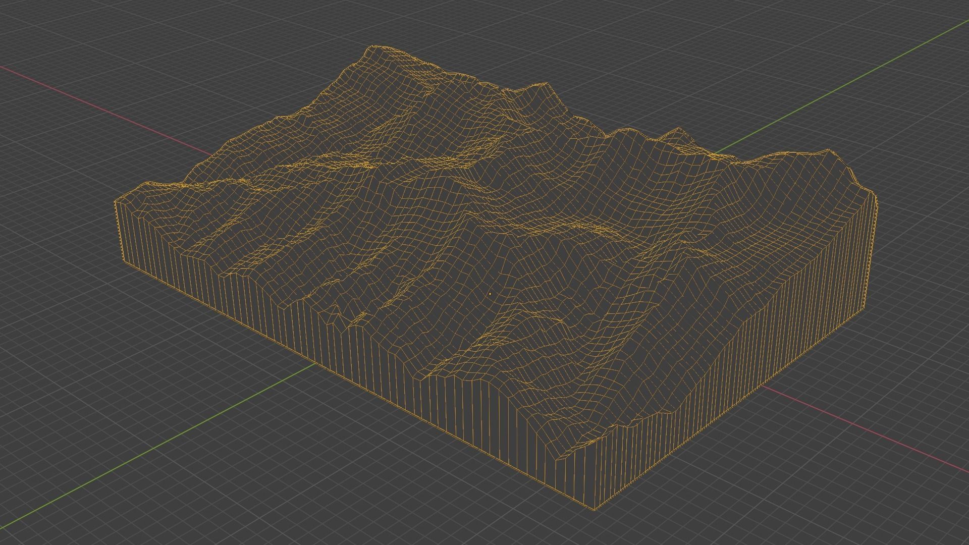 Dhaulagiri VI Mountain Low-poly 3D model_8