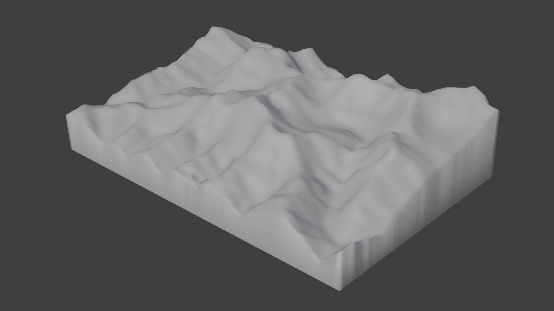 Dhaulagiri VI Mountain Low-poly 3D model_9