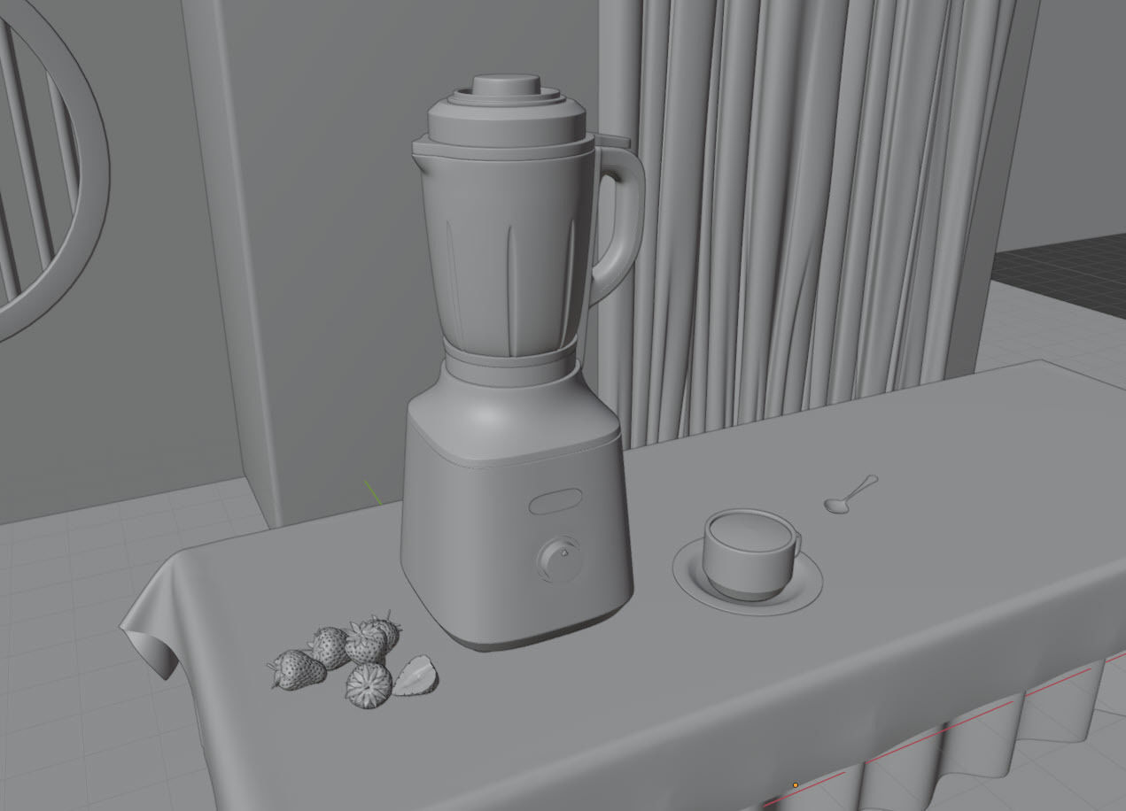Juicer scene and rendering 3D model_6