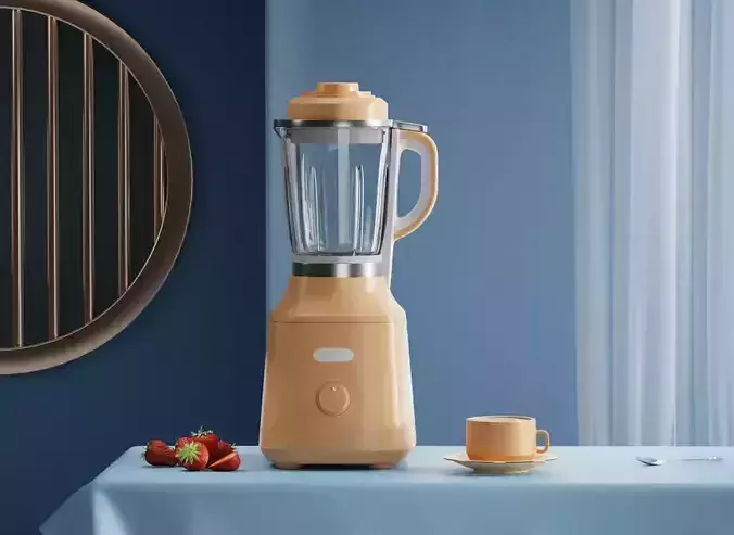 Juicer scene and rendering 3D model
