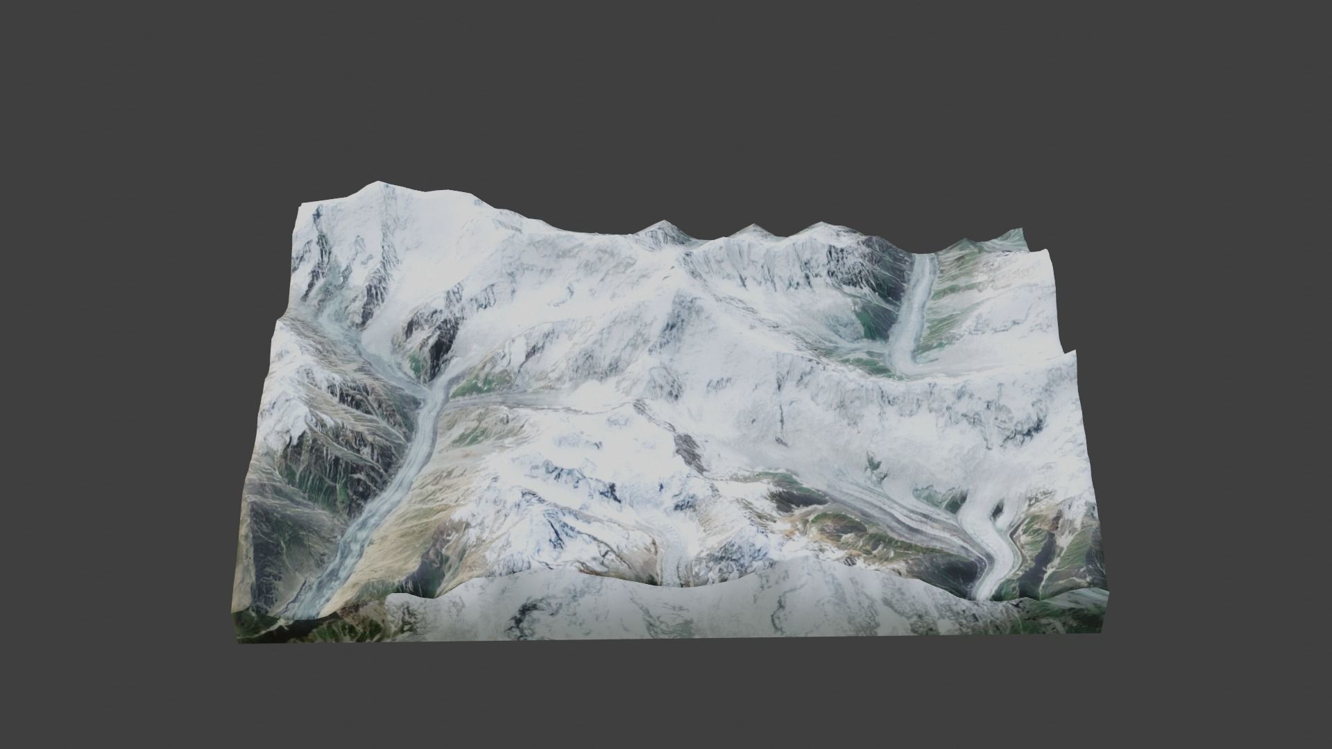 Diran Mountain Low-poly 3D model_5