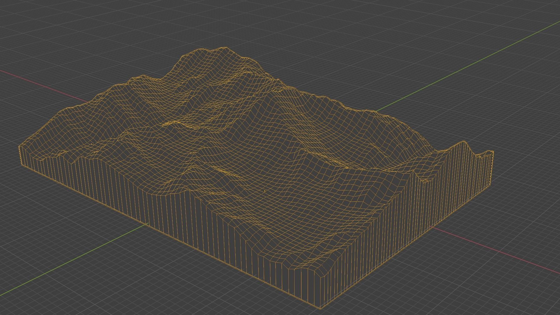 Diran Mountain Low-poly 3D model_8
