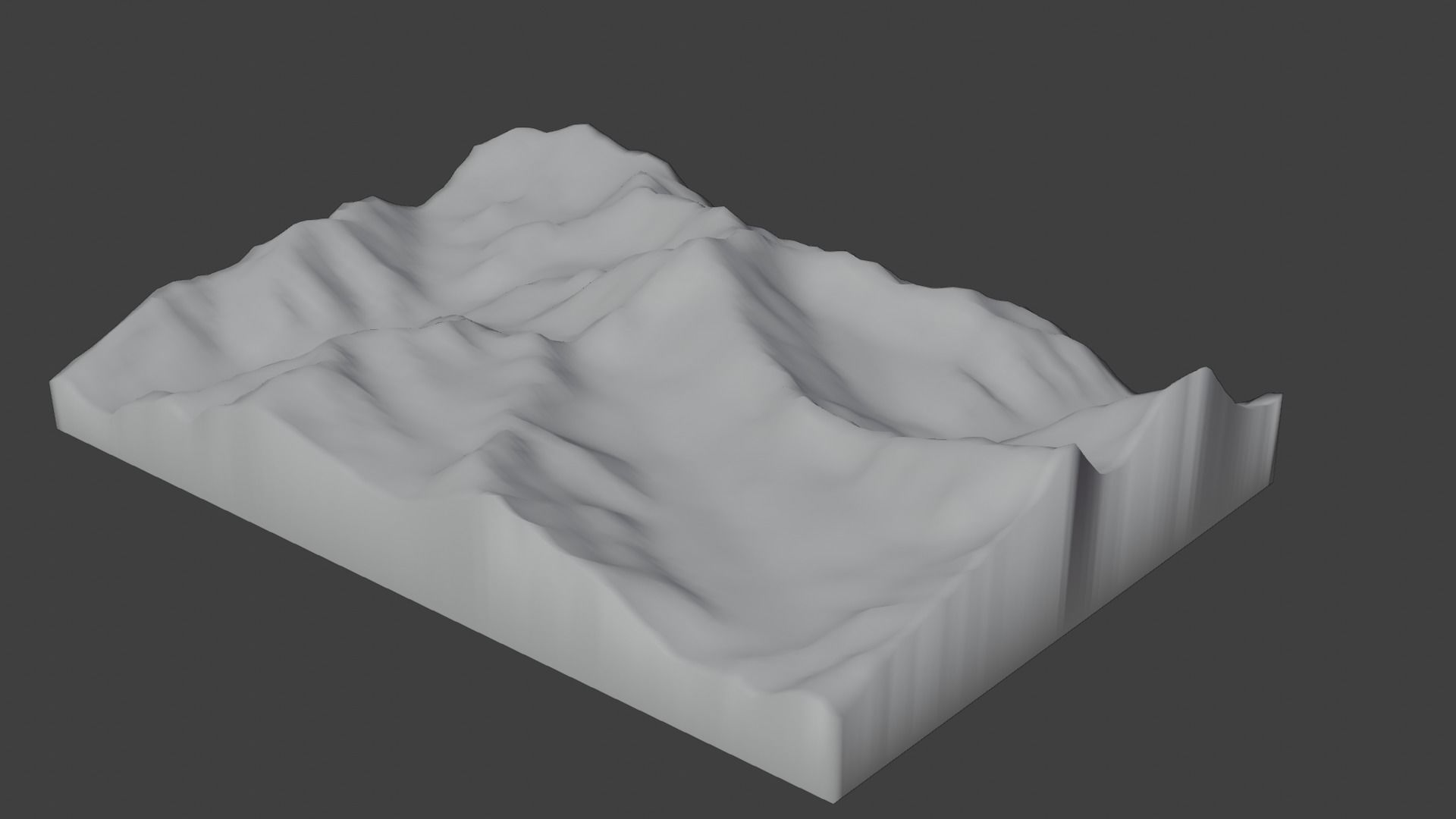 Diran Mountain Low-poly 3D model_9