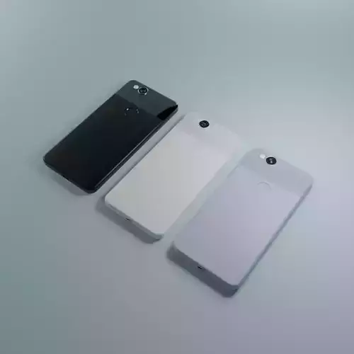 Pixel 2 all colors low poly