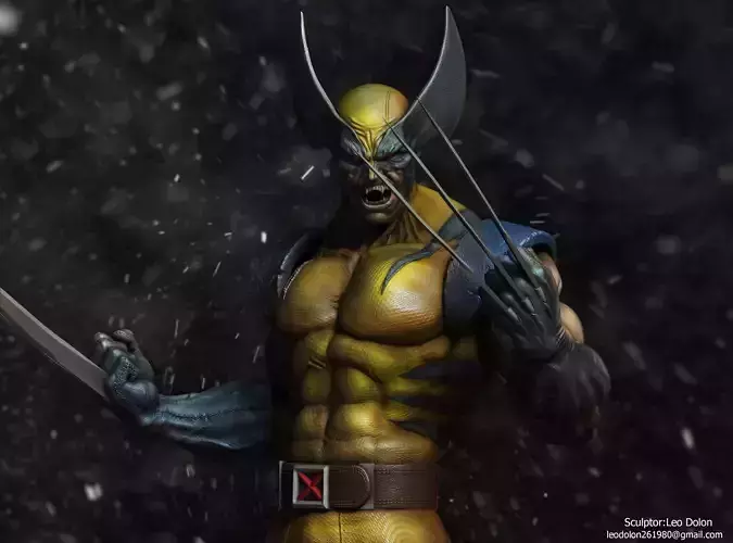 Wolverine STL for FDM 3D Printing 3D print model