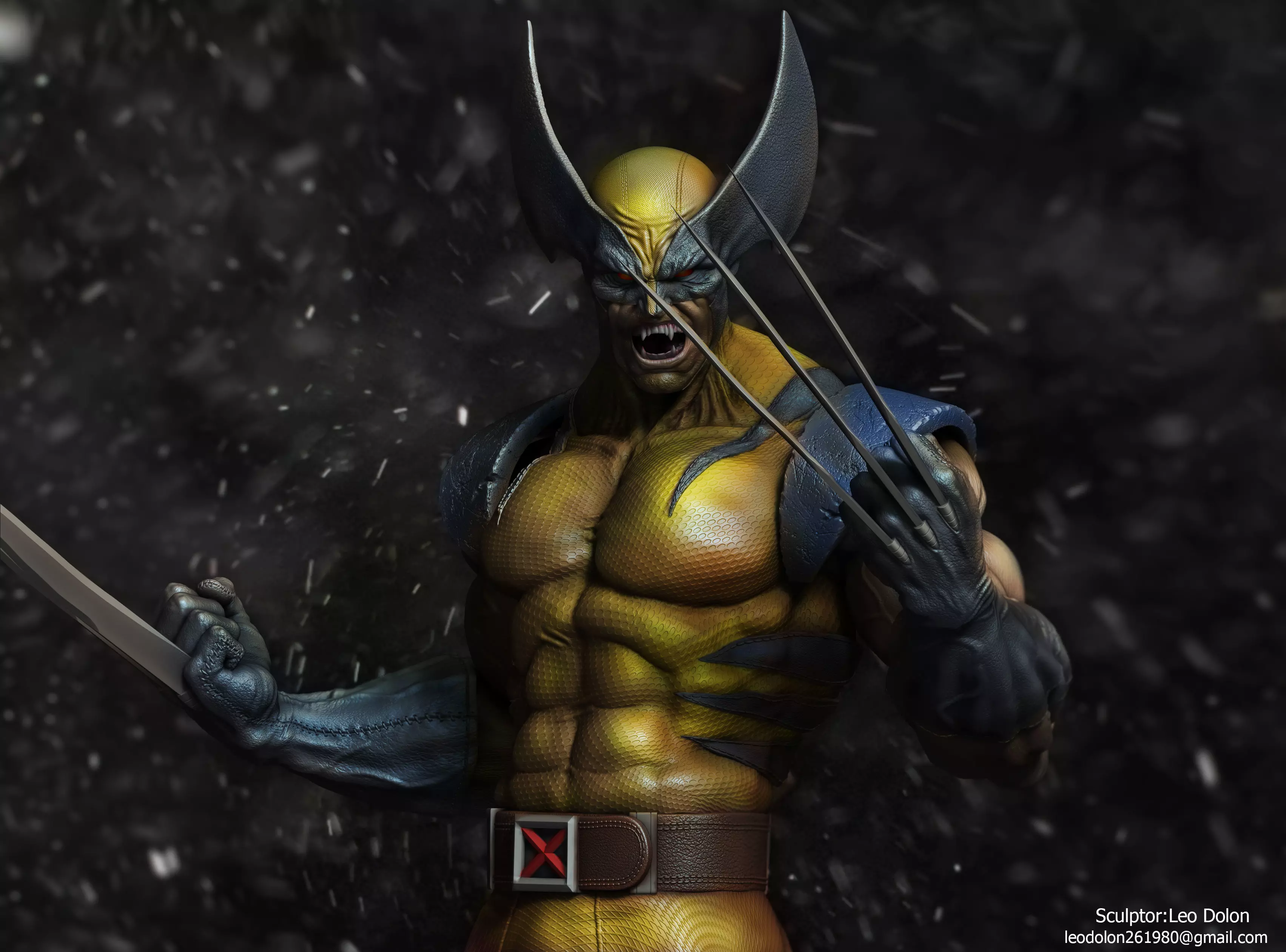 Wolverine STL for FDM 3D Printing 3D print model_0