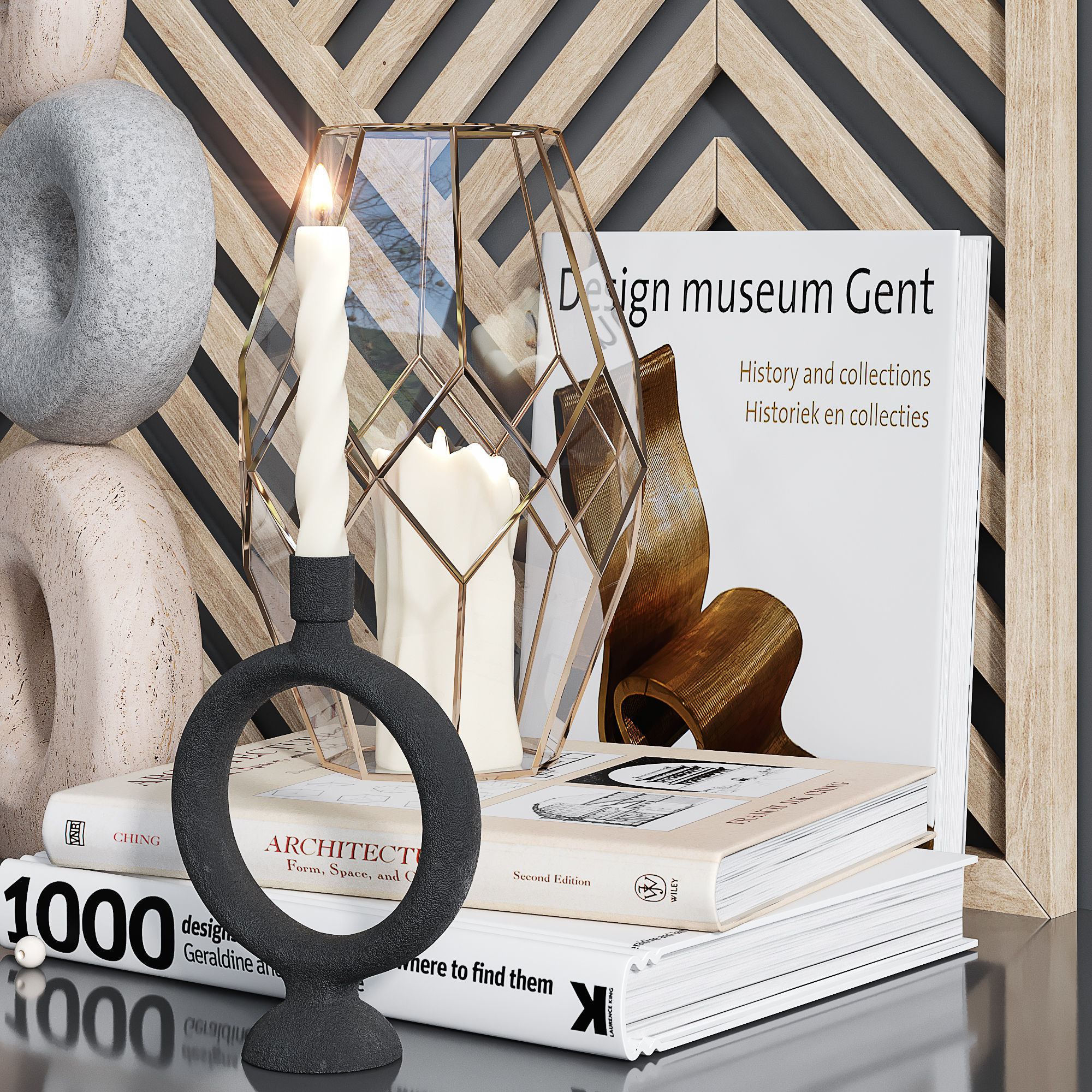 Decorative set 14 3D model_2