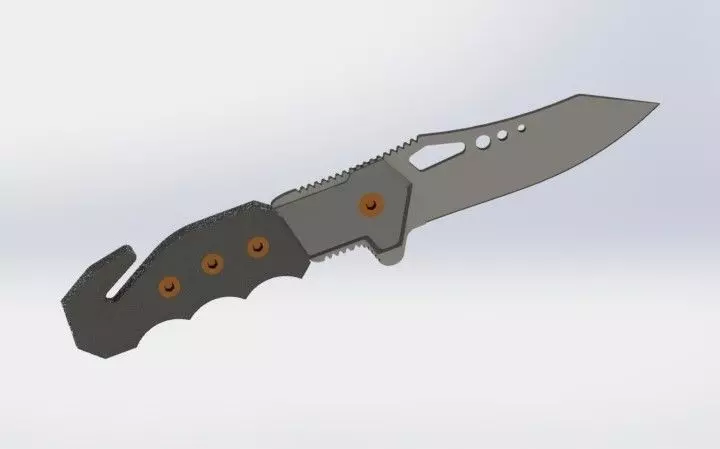 Army Knife 3D print model_0