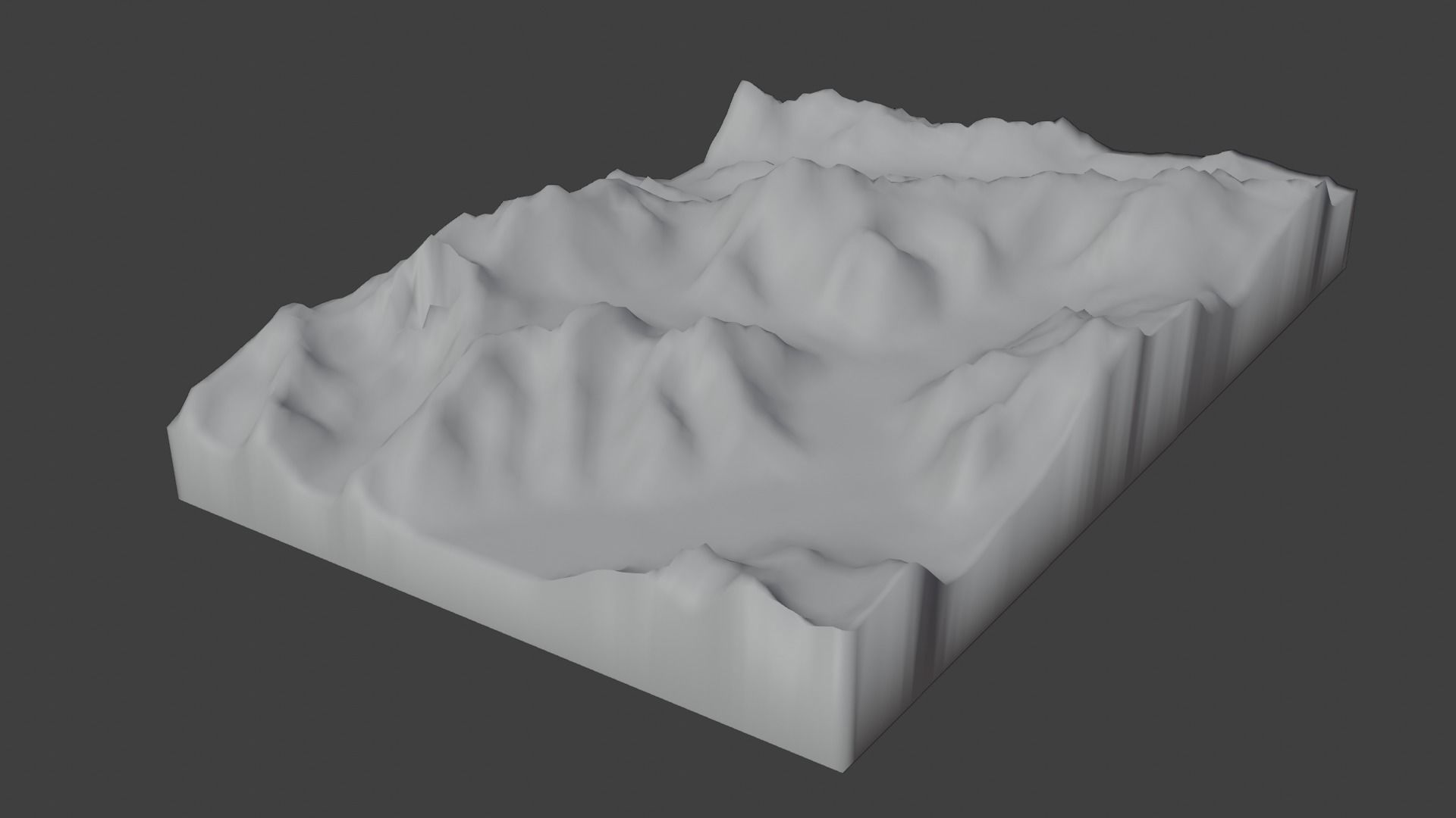 Gasherbrum I Mountain Low-poly 3D model_9