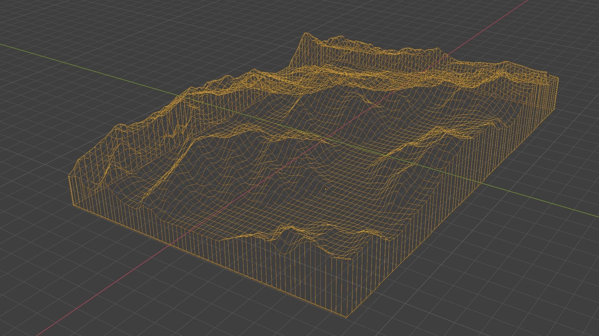 Gasherbrum I Mountain Low-poly 3D model_8