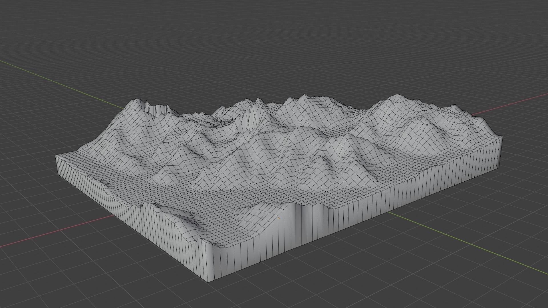 Gasherbrum III Mountain Low-poly 3D model_7
