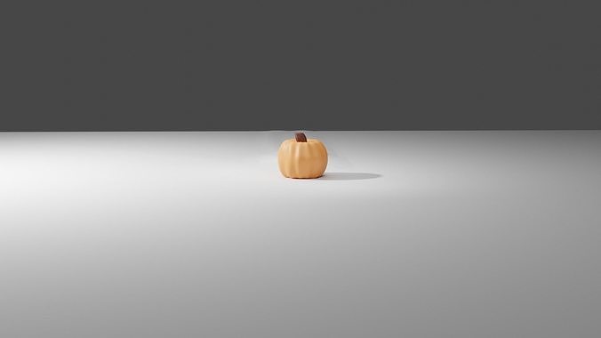 pumpkin Low-poly 3D model