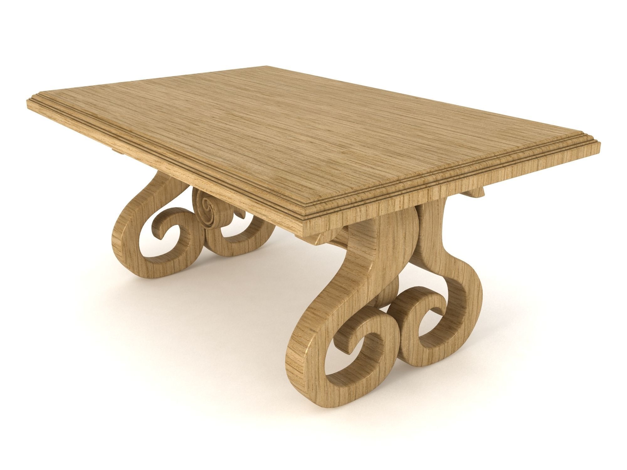Dining Table  3D model_4