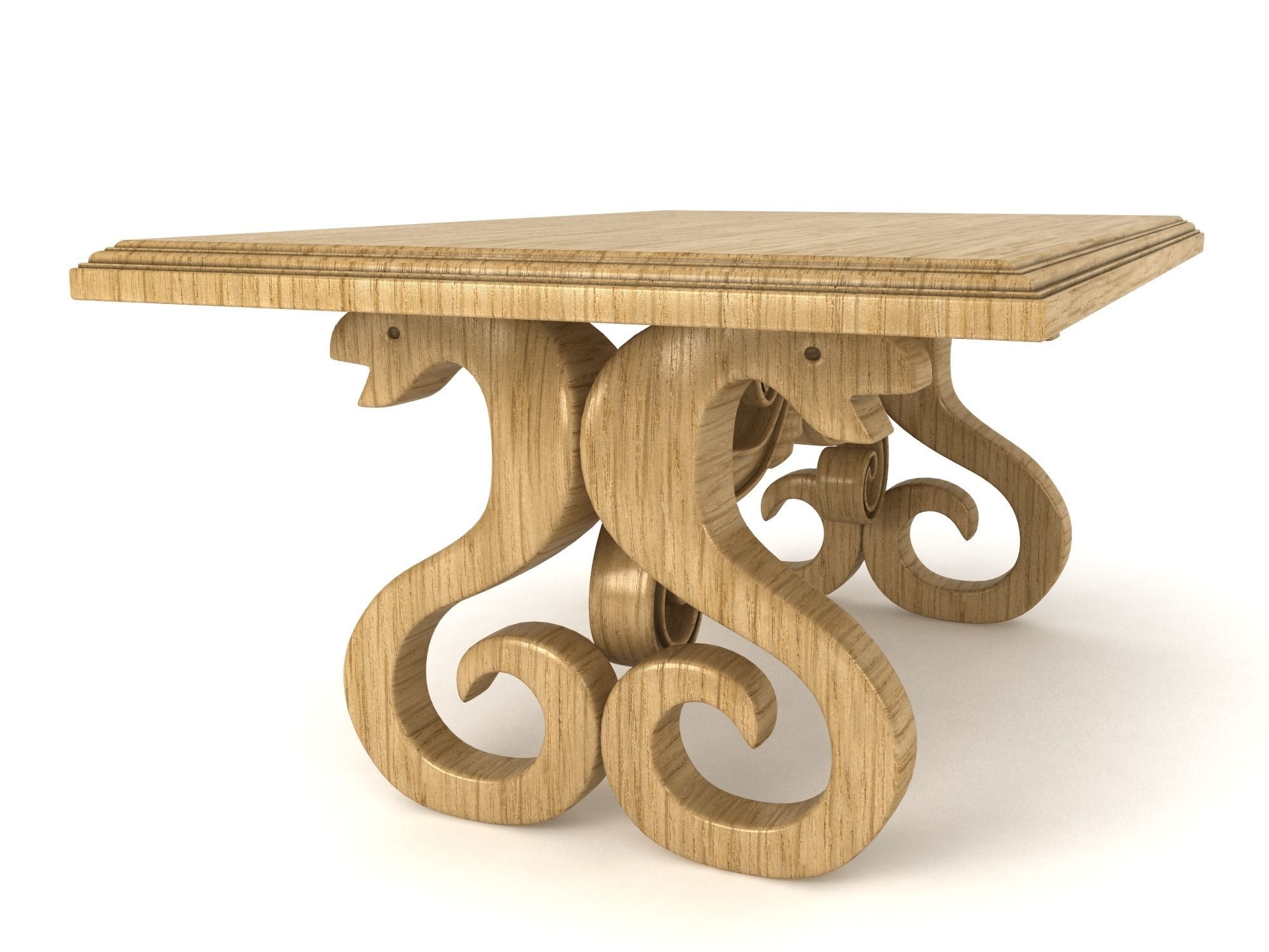 Dining Table  3D model_2