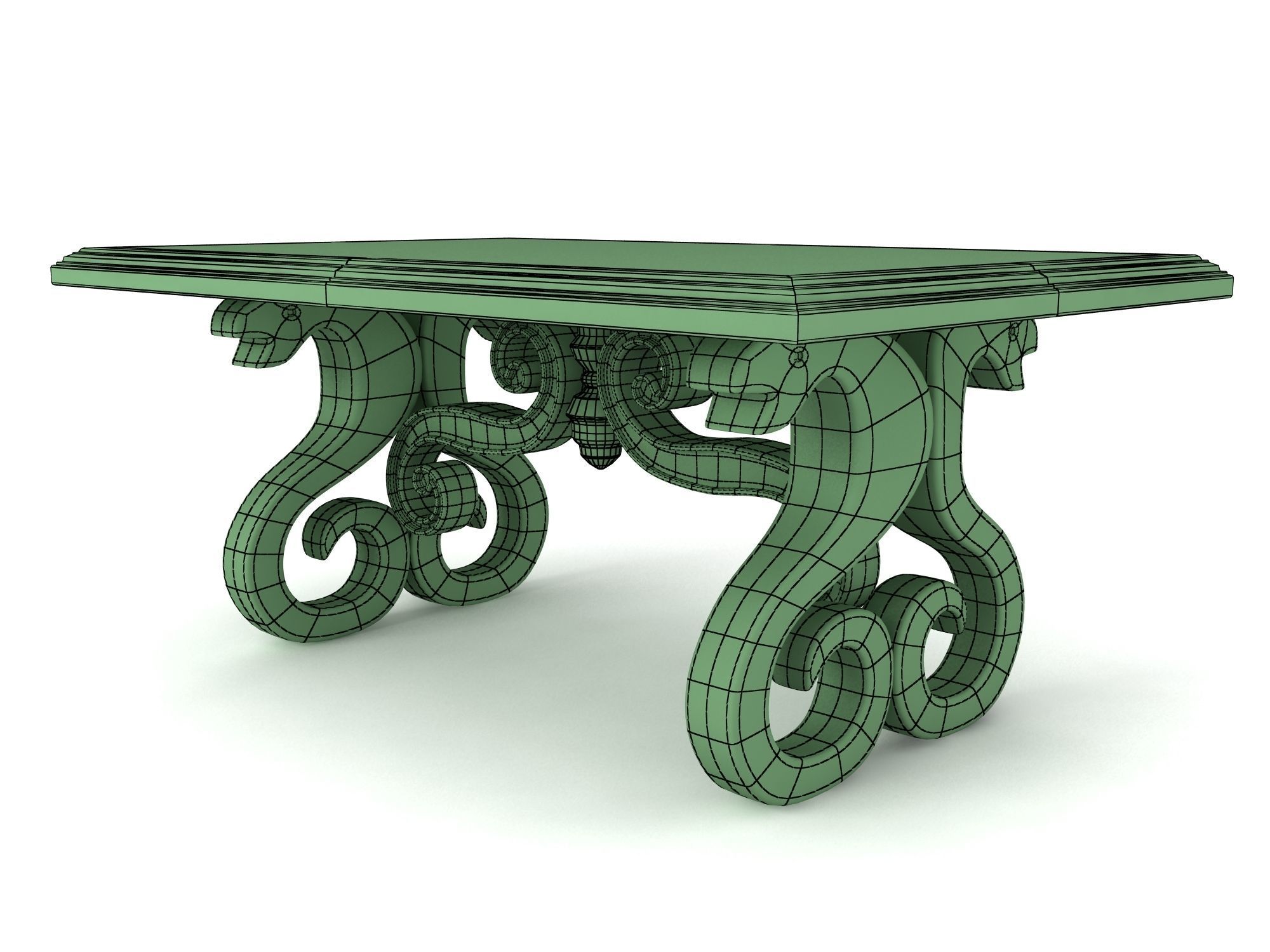 Dining Table  3D model_5