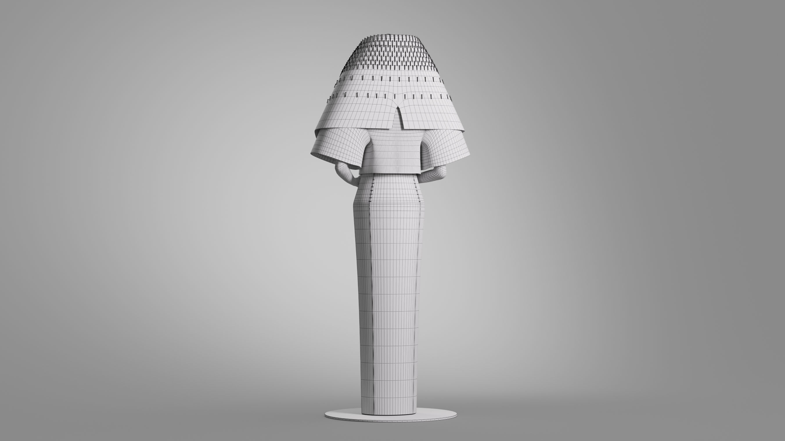 Gareth Pugh Spring 2018 model 02 3D model_9