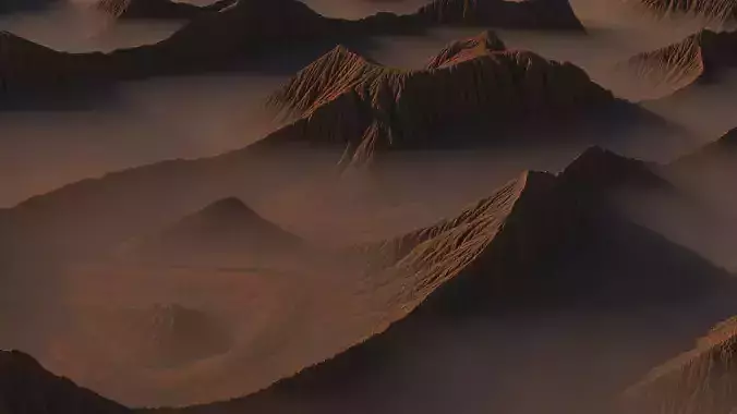 Surface of planet 1  3D model