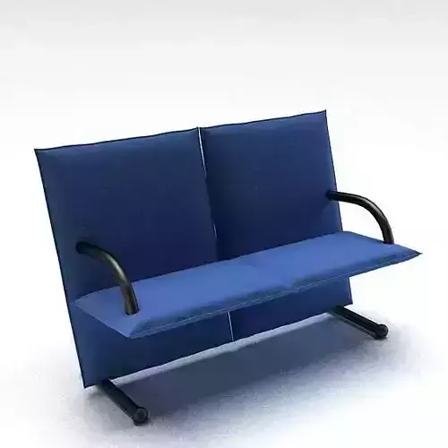Blue Love Seat