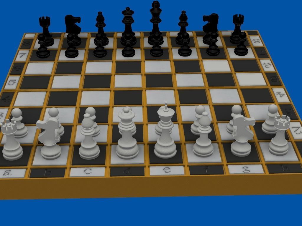 FOLDING CHESS GAME 3D print model_2