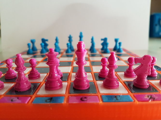 FOLDING CHESS GAME 3D print model