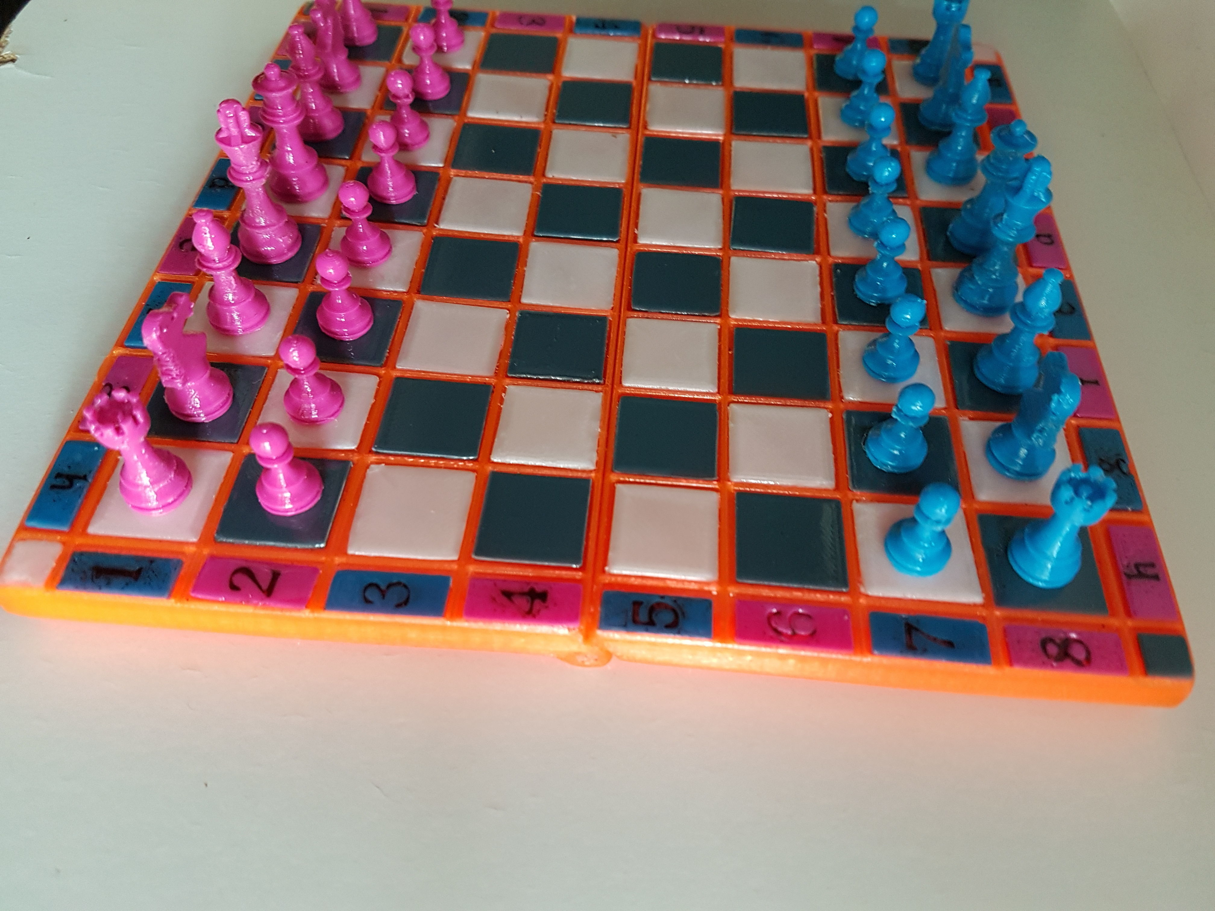 FOLDING CHESS GAME 3D print model_17