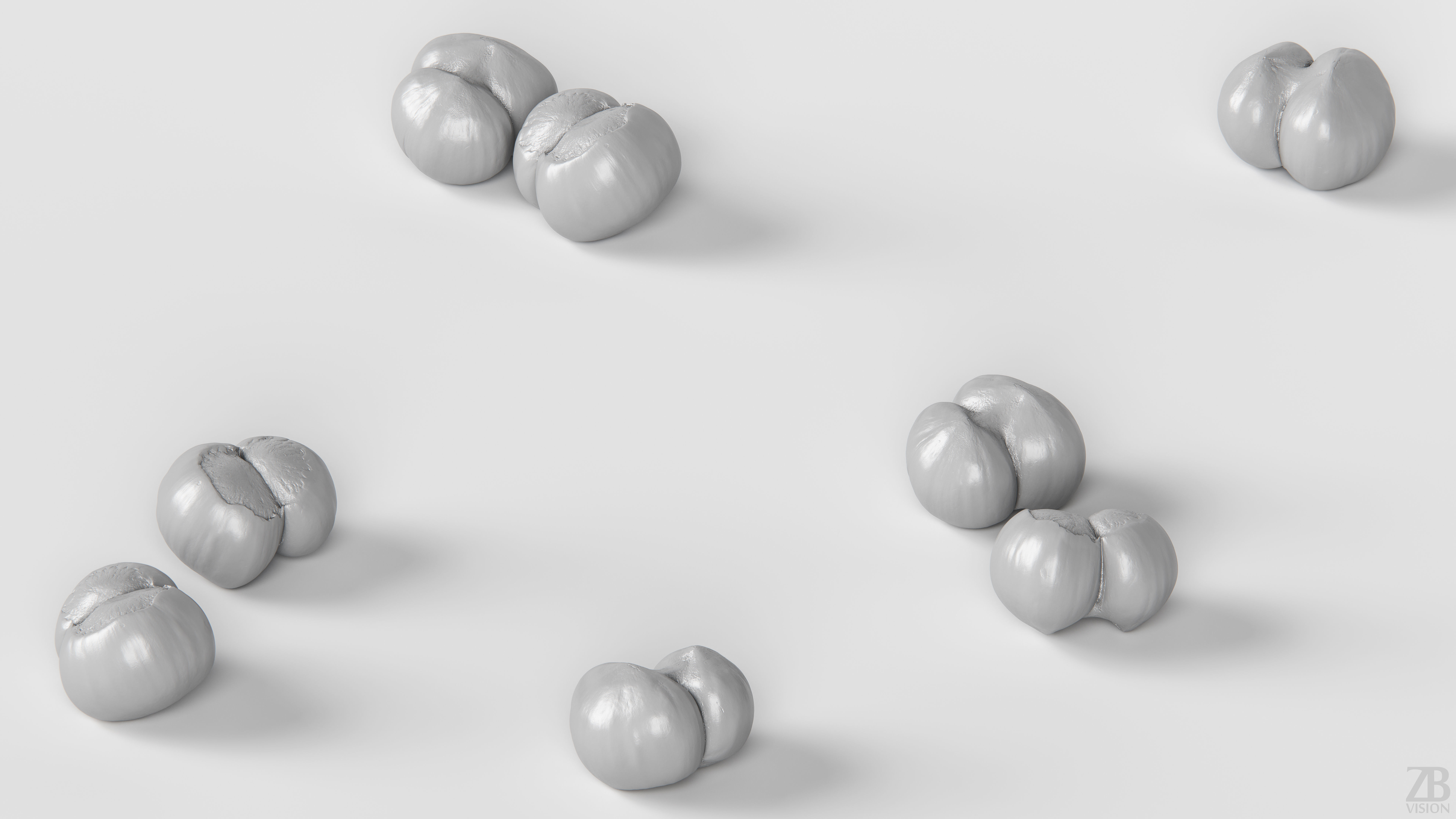 Hazelnut 3D model_3