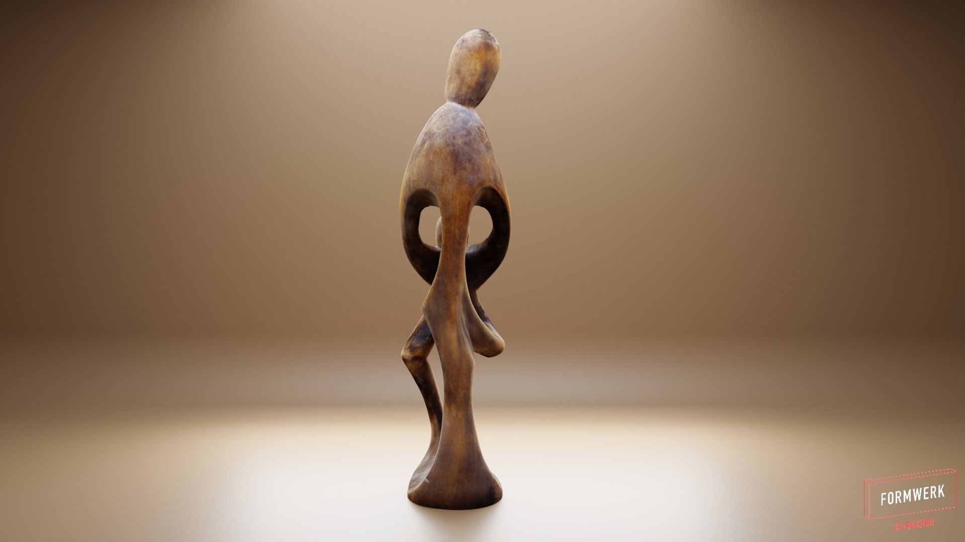 abstract figure art work 3D print model_4