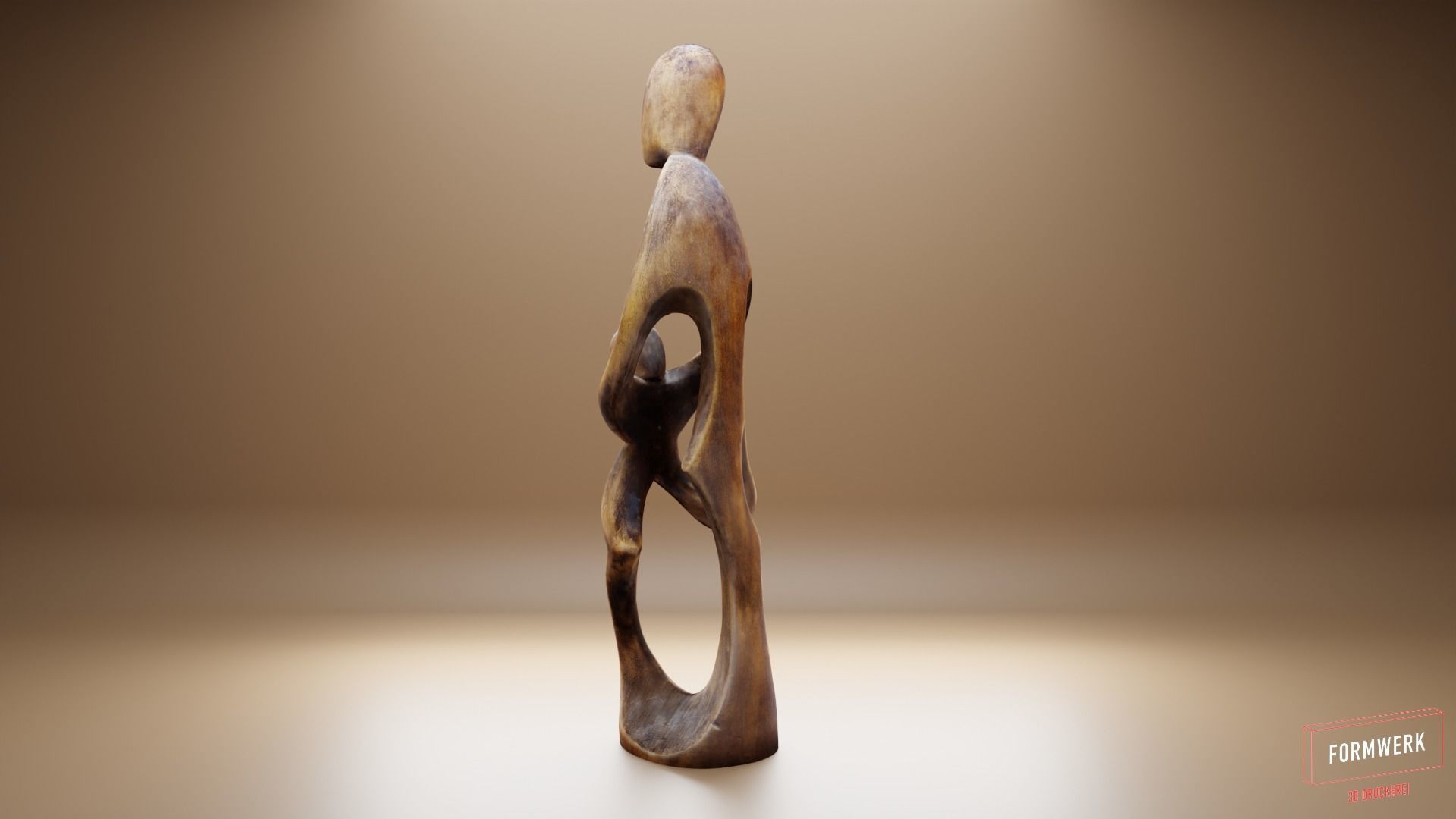 abstract figure art work 3D print model_5