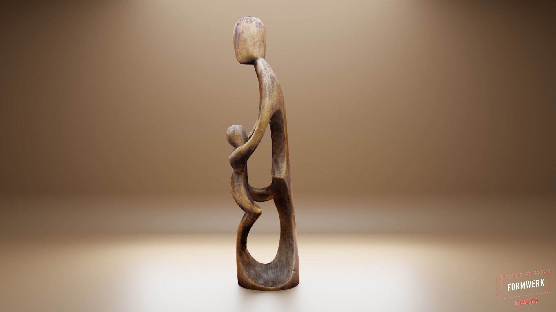 abstract figure art work 3D print model_6