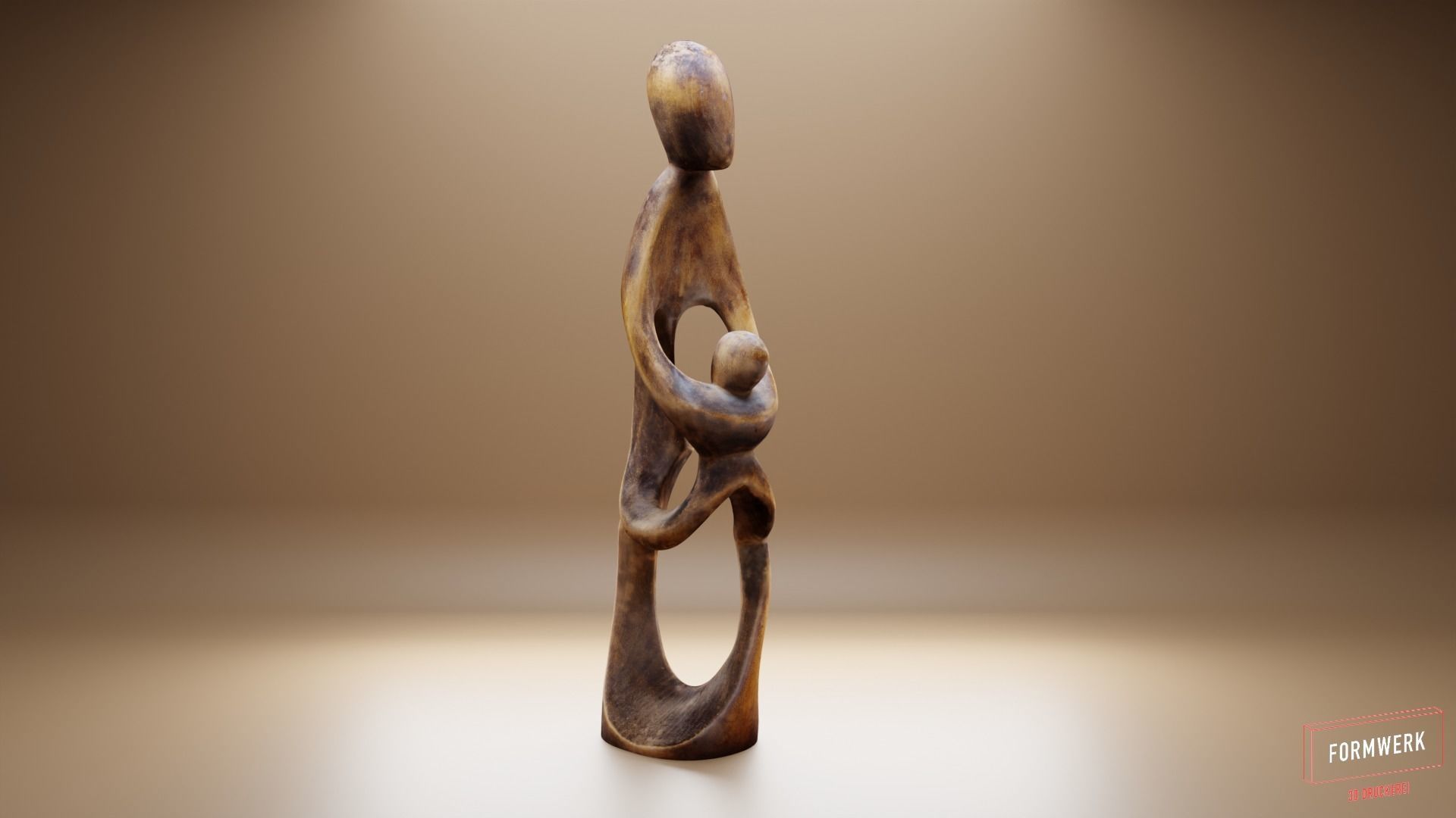 abstract figure art work 3D print model_1