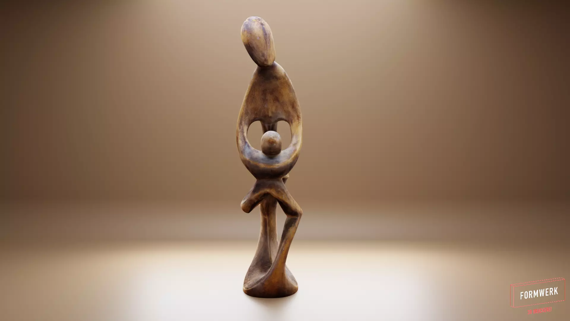 abstract figure art work 3D print model_0