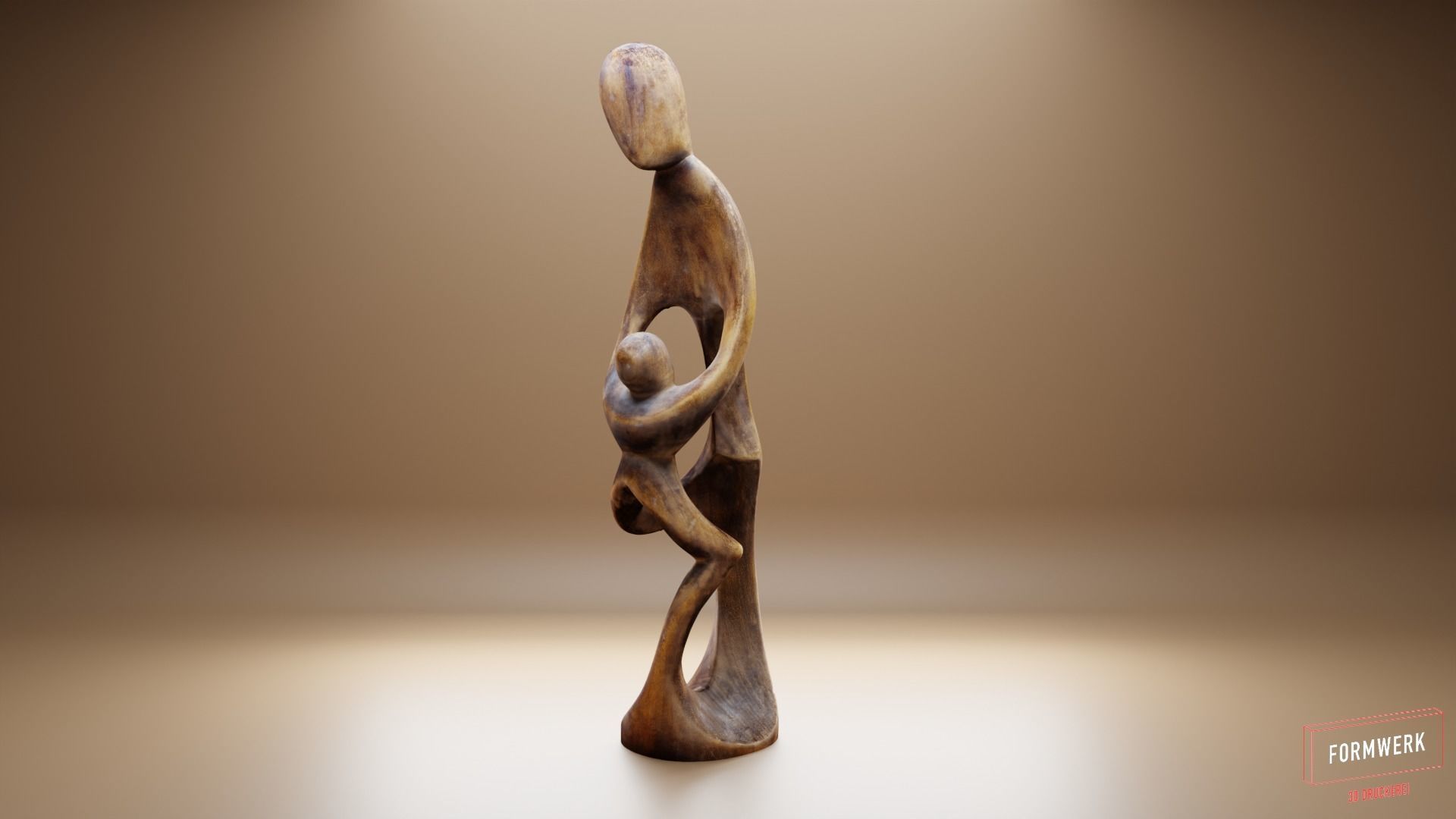 abstract figure art work 3D print model_7