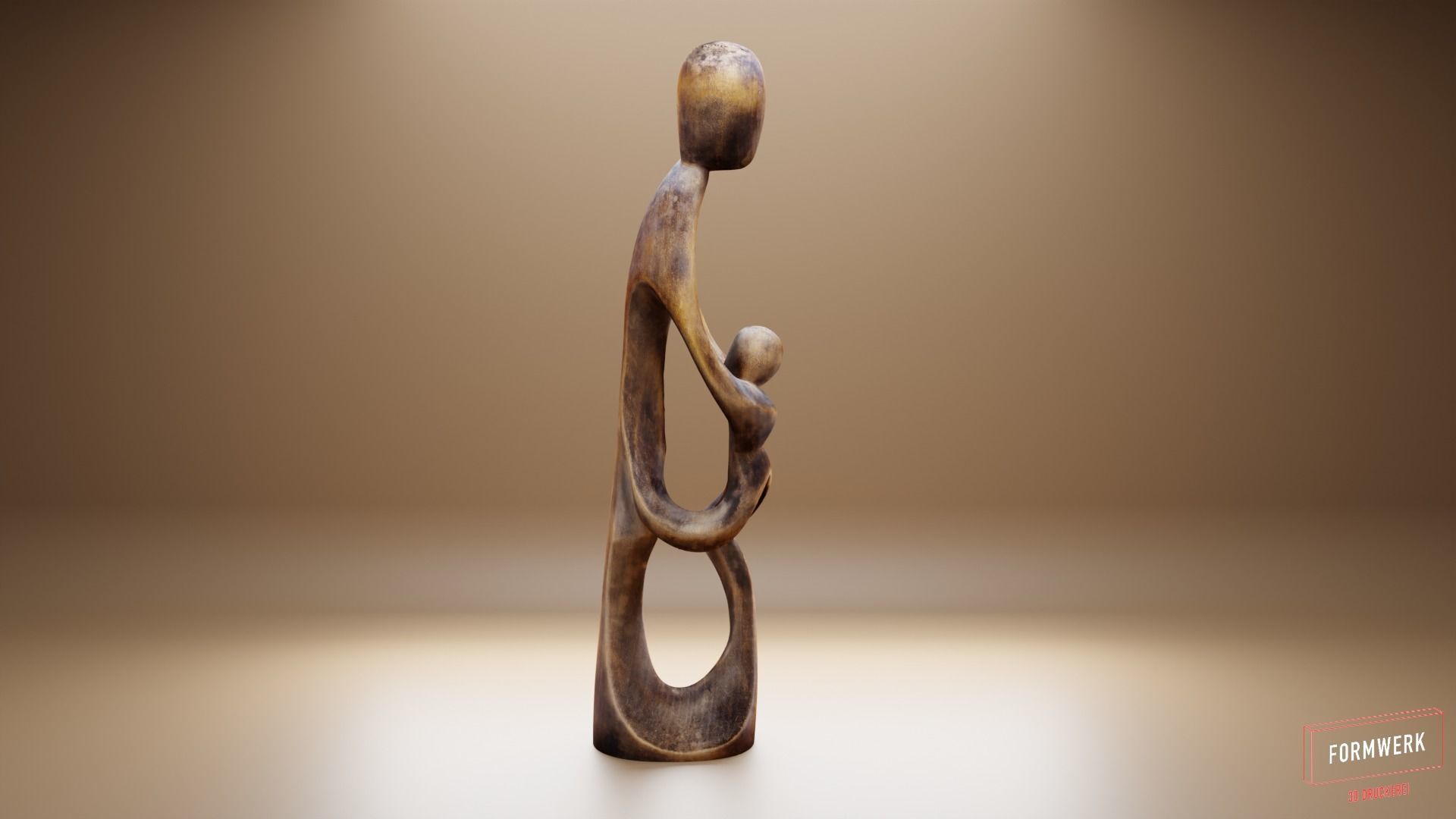 abstract figure art work 3D print model_2