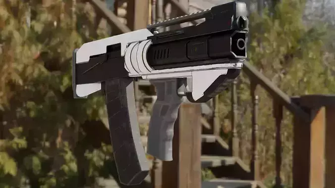 Sci-fi AK 3D model