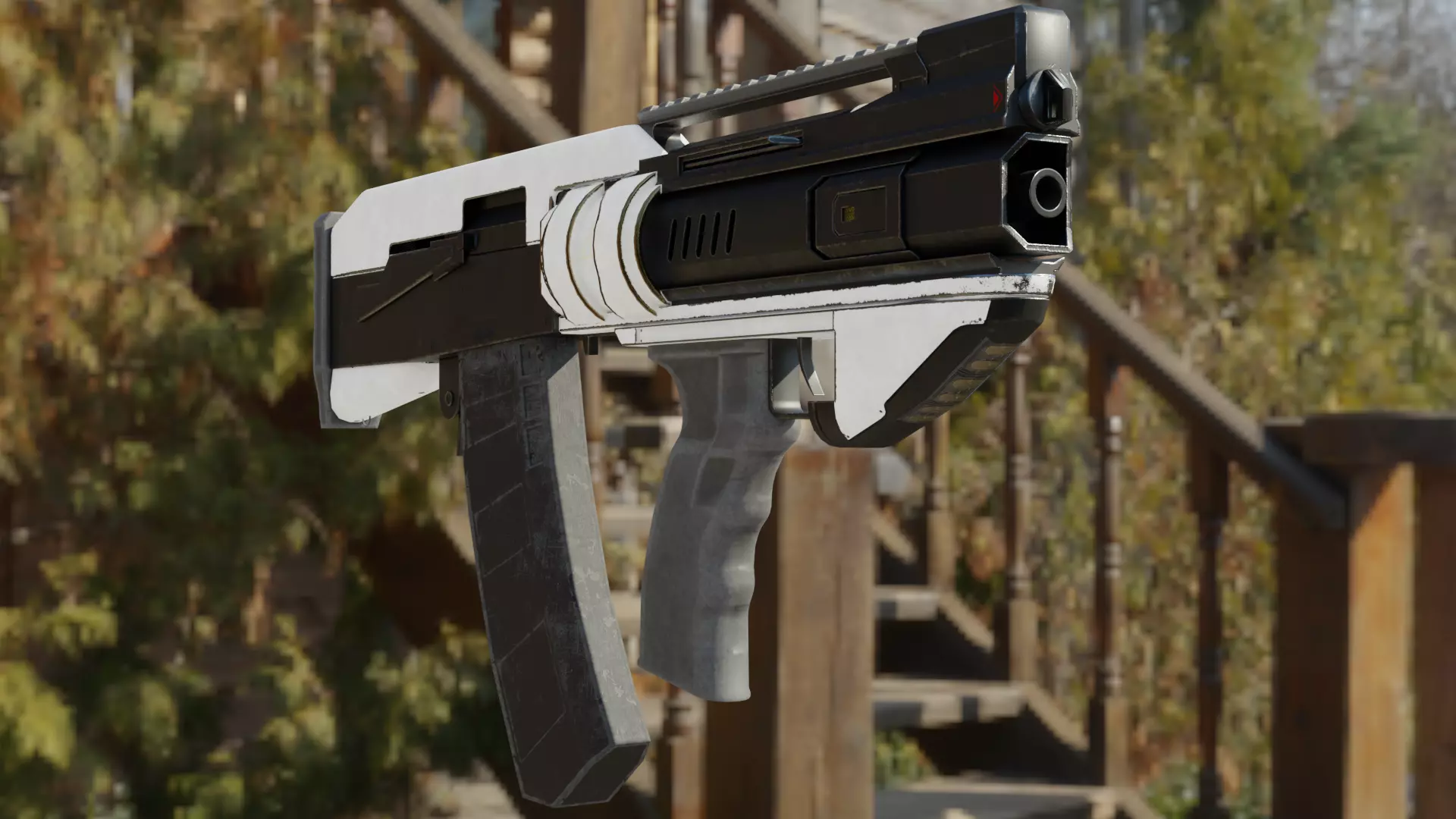 Sci-fi AK 3D model_0