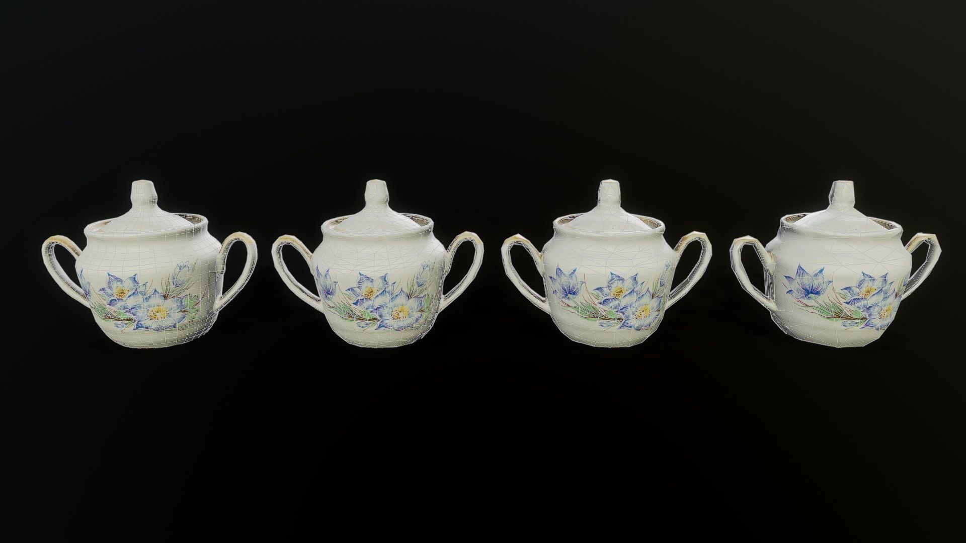 3D Scan Sugar Bowl 01 Low-poly 3D model_5