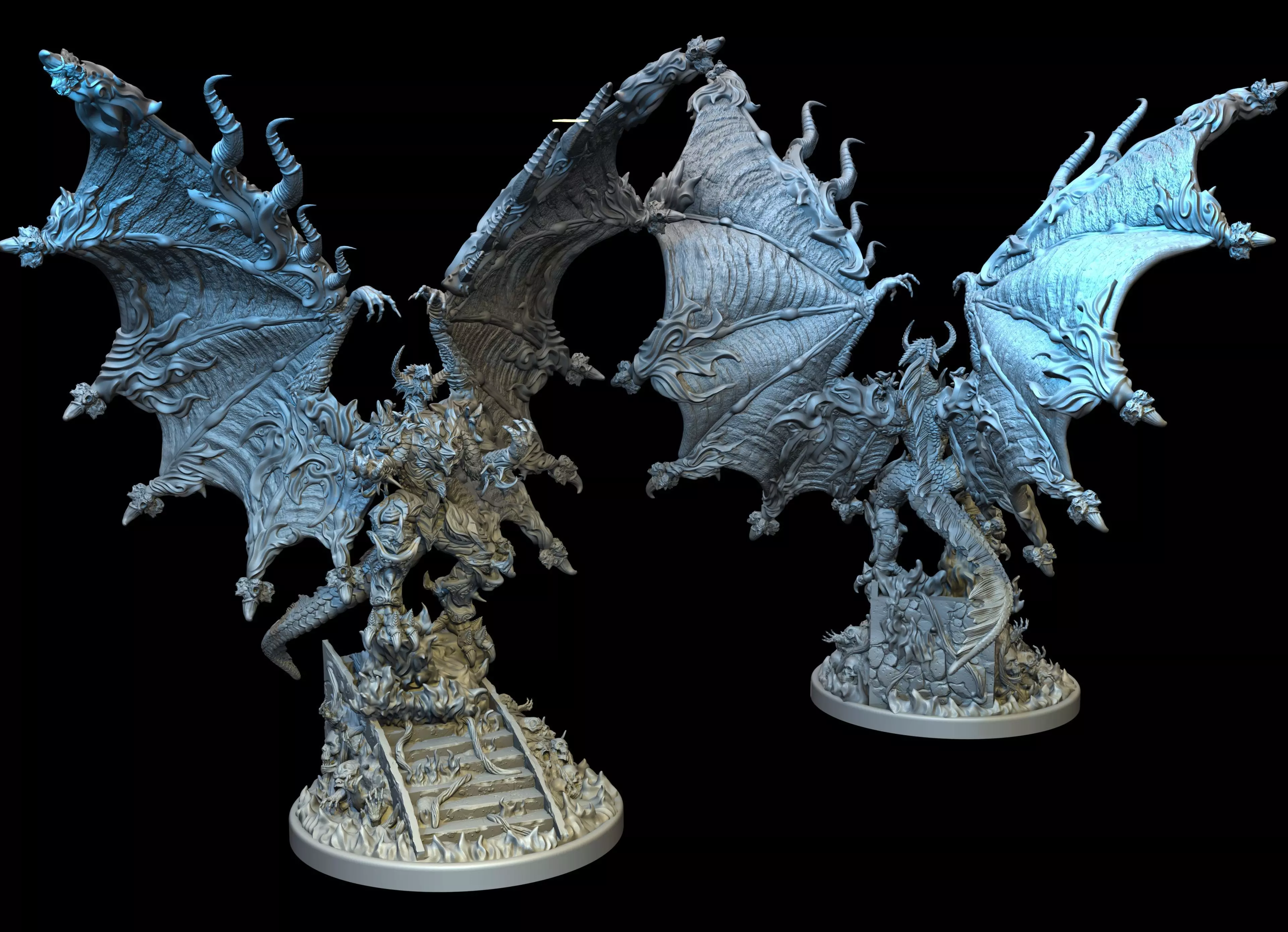 Bahamut Exclusive STL 3D Printing model for SLA and FDM printing 3D print model