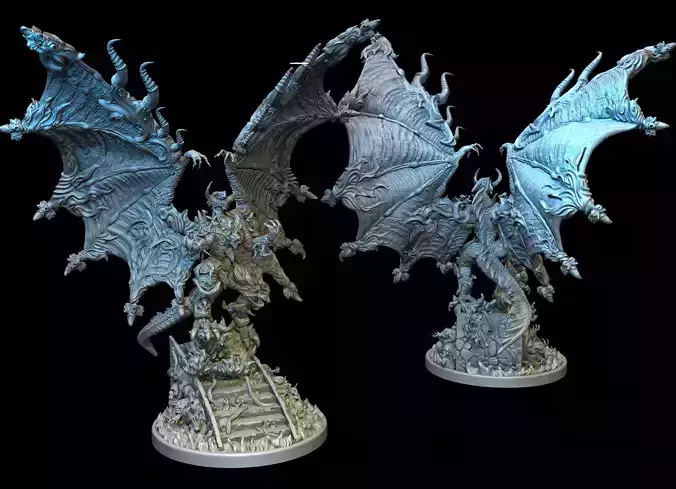 Bahamut Exclusive STL 3D Printing model for SLA and FDM printing