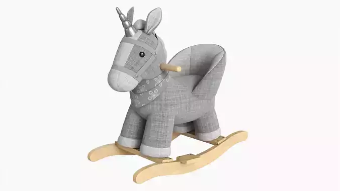 Baby rocking chair unicorn 01