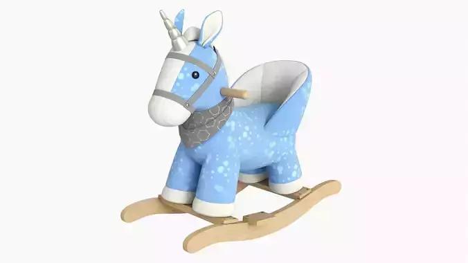 Baby rocking chair unicorn 02