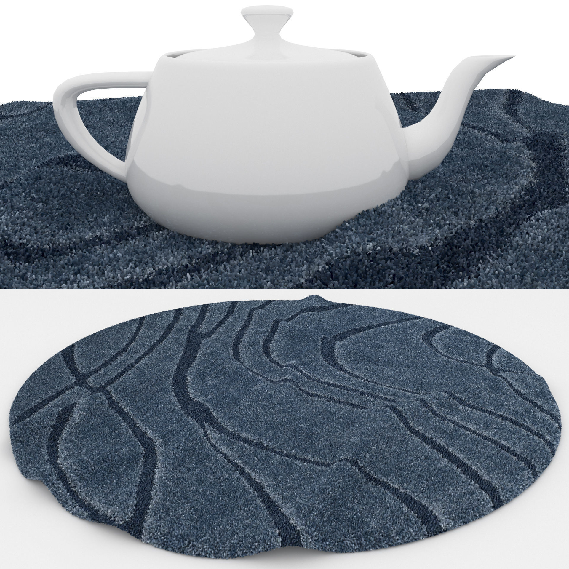 9 in 1 Rug Collection No 31 Low-poly 3D model_10