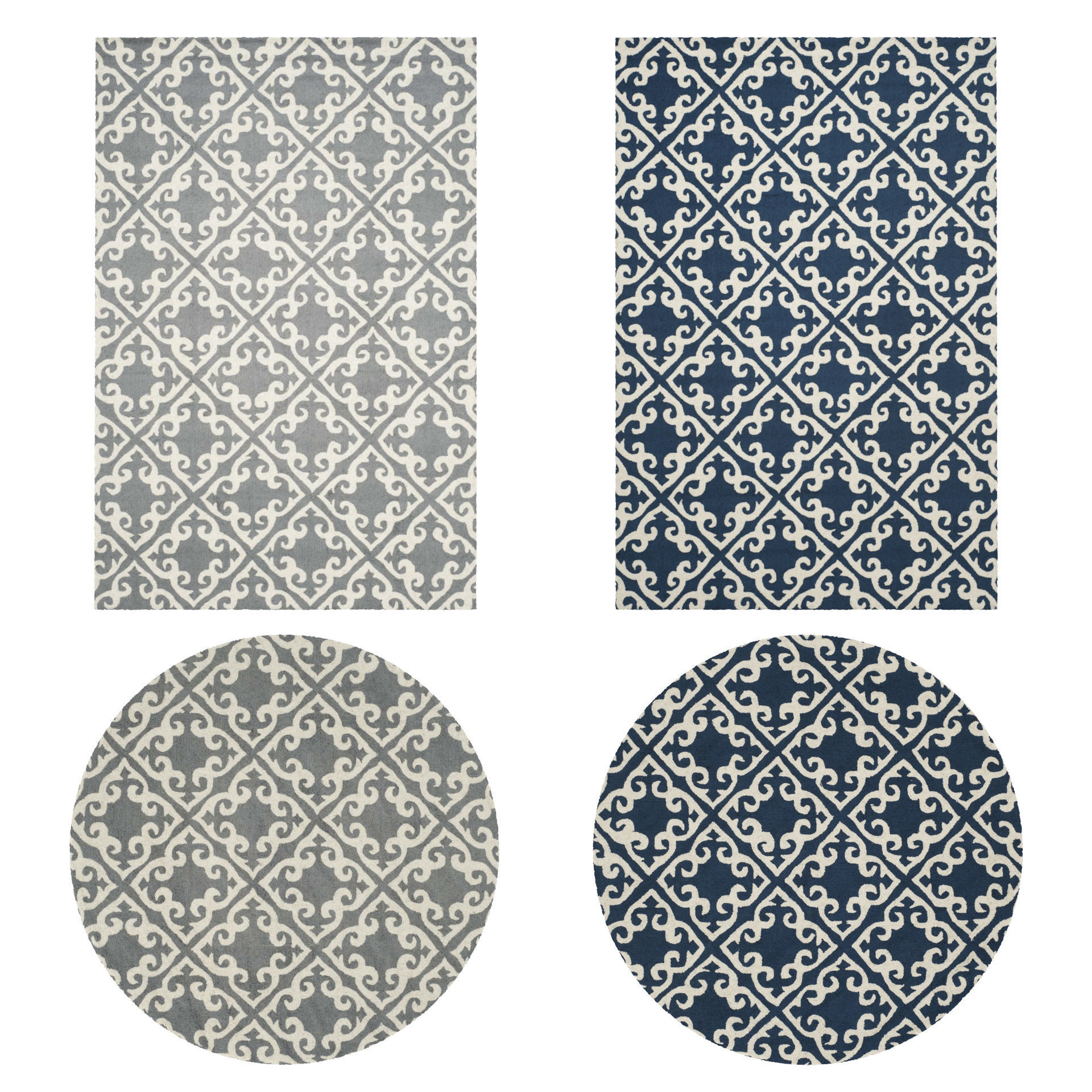9 in 1 Rug Collection No 31 Low-poly 3D model_15