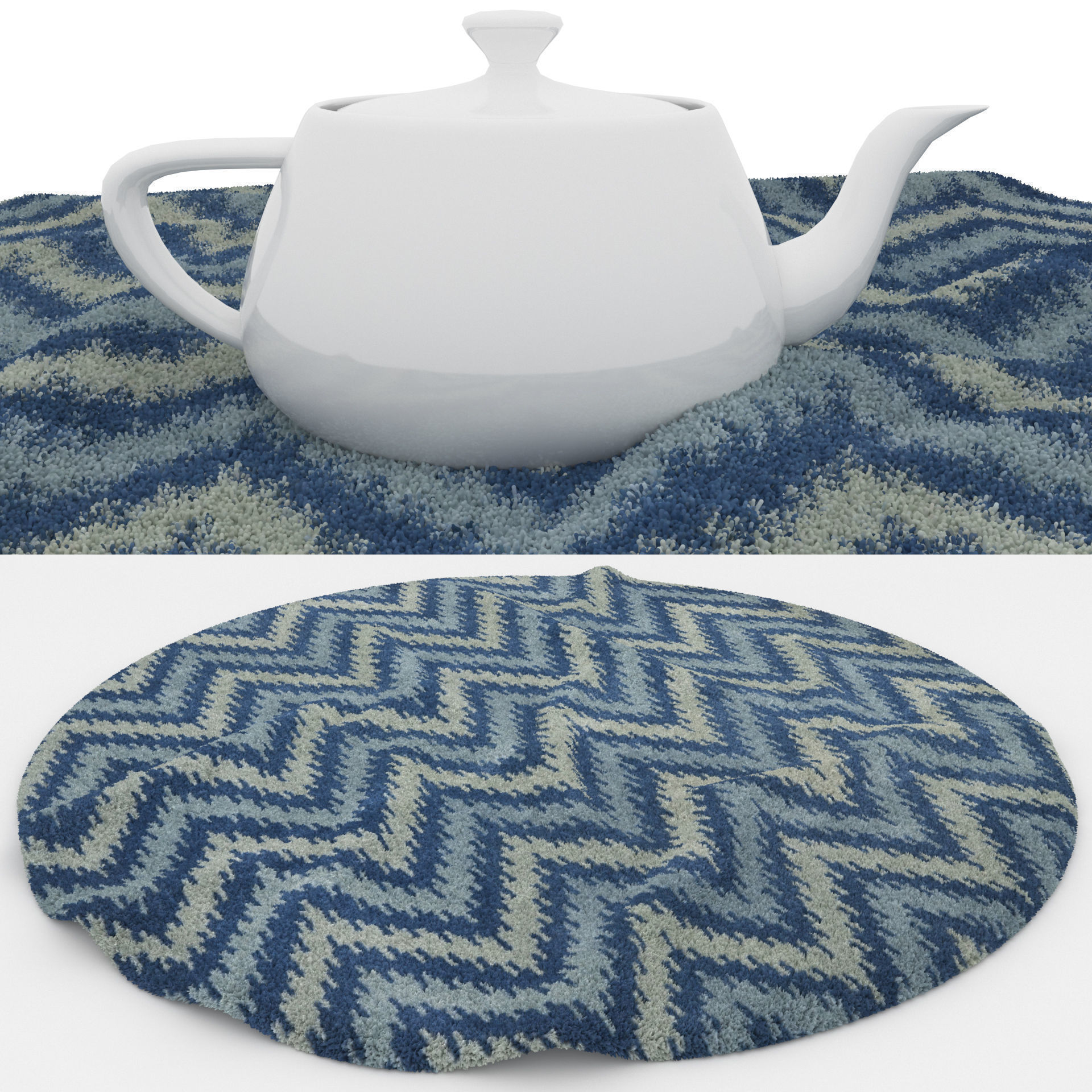 9 in 1 Rug Collection No 31 Low-poly 3D model_4