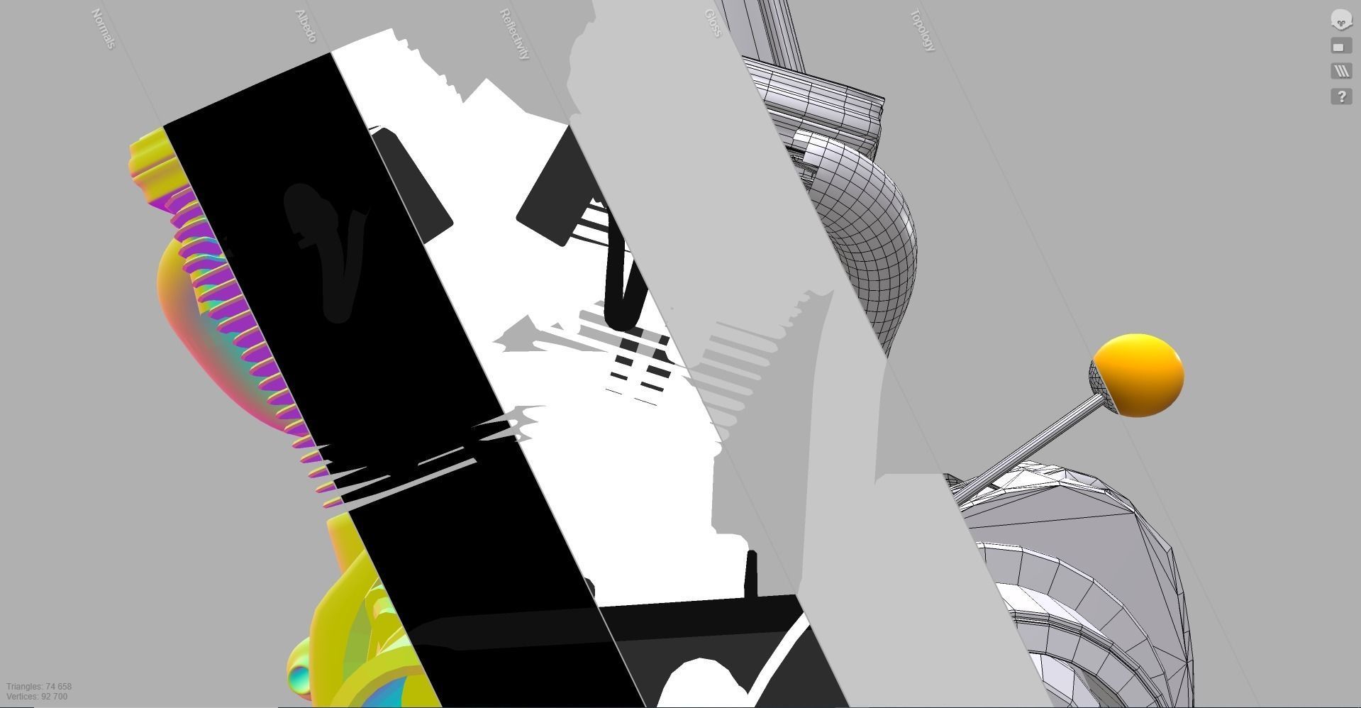 Motorcycle engine 3D model_17